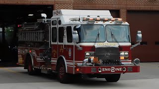 Englewood NJ Fire Department Engine 2 Responding [upl. by Enerol450]