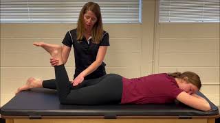 Femoral Nerve Stretch Test Whitworth Athletic Training [upl. by Tempa]