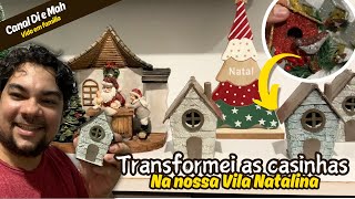 Não acreditei nessa transformação Ficou linda Vila Natalina🎄🏠 [upl. by Omocaig]