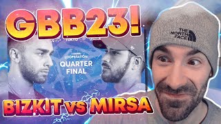 Reacting to BizKit 🇺🇸 vs MIRSA 🇫🇷  GBB 2023 WORLD LEAGUE  LOOPSTATION CHAMPIONSHIP  14 FINAL [upl. by Alur]