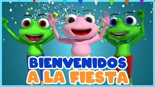 La Fiesta 🟢🟣🔴🥳El Baile del Sapito en la Fiesta 🟢🟣🔴🥳 Videos para niños [upl. by Sucramel]