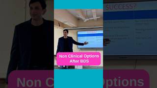 Non Clinical Career Options After BDS dentalcareer afterbds [upl. by Maynord209]