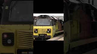 Colas Rail Freight 70802 At Derby Station [upl. by Kelwen]