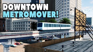 Do MONORAILS Make Good Downtown Public Transport in Cities Skylines  Sunset City 6 [upl. by Atihcnoc]