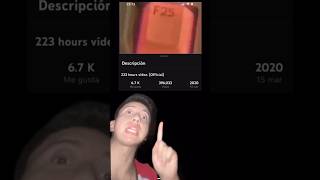 EL VIDEO MÁS LARGO DE YOUTUBE😱🤯👁👄👁short sabiasque curiosidades epic casos viral [upl. by Amikan479]