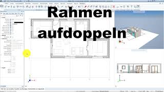 Rahmen aufdoppeln im Fenster [upl. by Pinette]