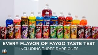 Every flavor of Faygo taste test including three rare ones [upl. by Culbertson886]