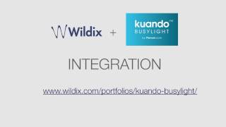 Kuando Busylight  Wildix integration [upl. by Magena552]