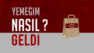 Yemeğim Nasıl Geldi  Intro [upl. by Leirud]