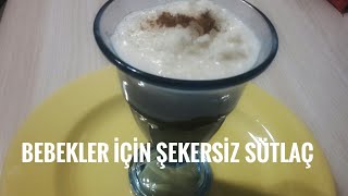 Bebekler İçin Muhallebi Tarifi 12 Ay  Şekersiz Muzlu Bebek Sütlacı  Konuşan Anne [upl. by Rowley]