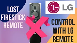 Unlock the Secret Control Your Firestick with LG TV Remote [upl. by Laumas778]