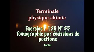 Tomographie par émission de positons Bordas [upl. by Olecram]