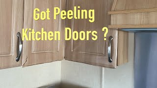 Kitchen Cupboard Doors Peeling  Then Call 01292 265557 [upl. by Ainocal953]