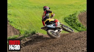 Dean Wilson and Tommy Searle ride the 2017 MXoN Matterley Basin track [upl. by Ycnay636]