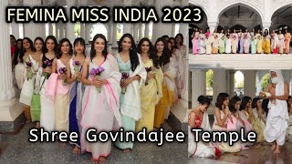 FEMINA MISS INDIA 2023 Shree Govindajee Temple Manipur beauties [upl. by Raila]