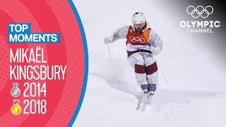 Mikaël Kingsburys medal winning runs at the Olympics 2014 amp 2018  Top Moments [upl. by Coltson261]