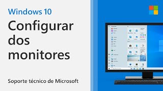 Cómo configurar varios monitores en Windows 10  Microsoft [upl. by Vierno821]