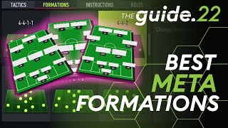 The BEST Formations After First Patch  FIFA 22 Formation Guide [upl. by Yeliak]