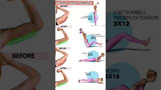 Flabby Arms Workout flabbyarms workoutforwomen home workout [upl. by Quartus]