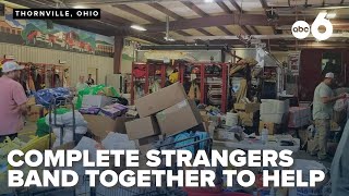 Group of strangers collects donations brings them from Ohio to Hurricane Helene victims [upl. by Yelsha]