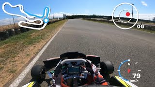 Karting 125 ROTAX MAX POV ONBOARD  GoPro Hero 9  Dunois Kart Track [upl. by Arahset]