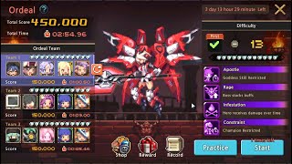 450000 Stage 13 Ordeal Berserk Alert August 2024 克魯賽德戰記 크루세이더퀘스트 Crusaders Quest [upl. by Yrehc374]