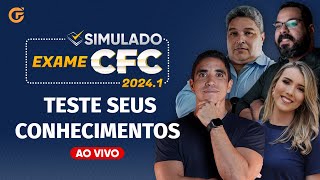 SIMULADO GRATUITO EXAME DE SUFICIÃŠNCIA CFC 20242 FGV CORREÃ‡ÃƒO  GABARITO [upl. by Meid]