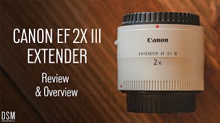 Canon EF 2X III Extender  Review amp Overview [upl. by Costa]