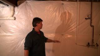 Basement Concrete Wall Insulation Wrap [upl. by Onin]