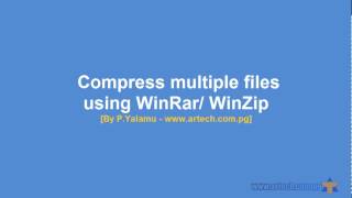 Compress Multiple FilesZip [upl. by Brittni]