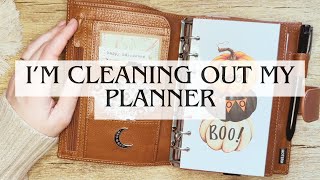 Personal Rings  Planner Clean Out [upl. by Prisilla]