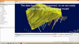 Building a geological model in Leapfrog Geo  Part 1 of 3 [upl. by Wesle145]