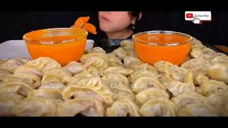 100 PIECE MOMOS CHALLENGEMADDY EATSMIKASAFOODIE JD MUKBANG ASMR [upl. by Aynatahs]