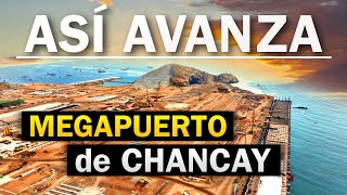 Así de MONSTRUOSO será el Puerto de Chancay De Perú 🇵🇪  Increíble progreso de construcción [upl. by Oibaf]