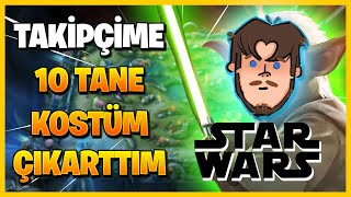 TAKİPÇİMİN HESABINA STAR WARS DAHİL 10 KOSTÜM ALDIM  Mobile Legends [upl. by Ogires]