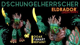 Schleich ® Eldrador ® Creatures  Dschungelherrscher 20 OOAK Repaint  Figuren Vergleich [upl. by Hceicjow]