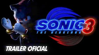 SONIC 3 LA PELÍCULA TRAILER OFICIAL  LA VOZ DE SHADOW Y MÁS [upl. by Annas]