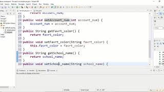 Encapsulation java coding in eclipse Modren programing language [upl. by Marisa]