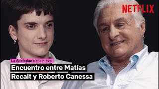 Roberto Canessa superviviente de los Andes y Matías Recalt actor  ‘La Sociedad de la nieve’ [upl. by Leopold797]