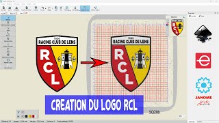 Créer le Logo RCL avec Inkscape et Exubérance ou Artistic Digitizer Junior [upl. by Lladnek]