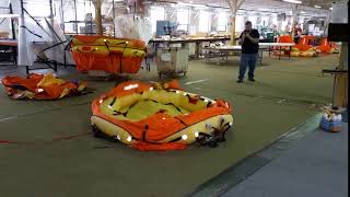 SWITLIK CPR Life Raft Inflation Test [upl. by Innavoij]