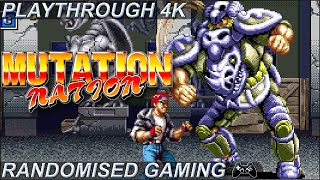 Mutation Nation Arcade Archive NEO GEO Playthrough on PlayStation 4 PS4 4K60 [upl. by Yarak]