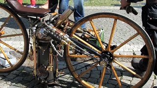 The FIRST Steam Motorcycle in the world ROPER 1869 year [upl. by Lisa]