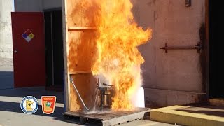 DPS Highlights Fire Officials Demonstrate Dangers of DeepFrying Turkey [upl. by Dnalyar963]