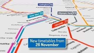 We’re moving forward Timetables are changing from 26 November [upl. by Brunn]