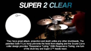 Super 2 Clear Drumheads [upl. by Nibot92]