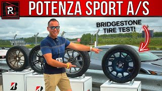 The New Bridgestone Potenza Sport AS Is A Well Rounded AllWeather Performance Tire [upl. by Groh]