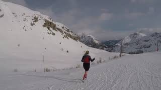 Snowrace Montgenevre 2020  Trail Blanc Hautes Alpes [upl. by Atekram]