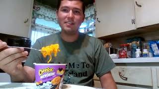 Cheetos Mac and Cheese Four Cheesy taste test [upl. by Ries]