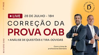 Correção de Prova  1ª Fase OAB 41 [upl. by Zantos]